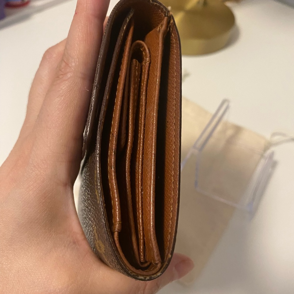 Louis Vuitton Monogram Canvas Brown and Gold Wallet - Picture 7 of 17